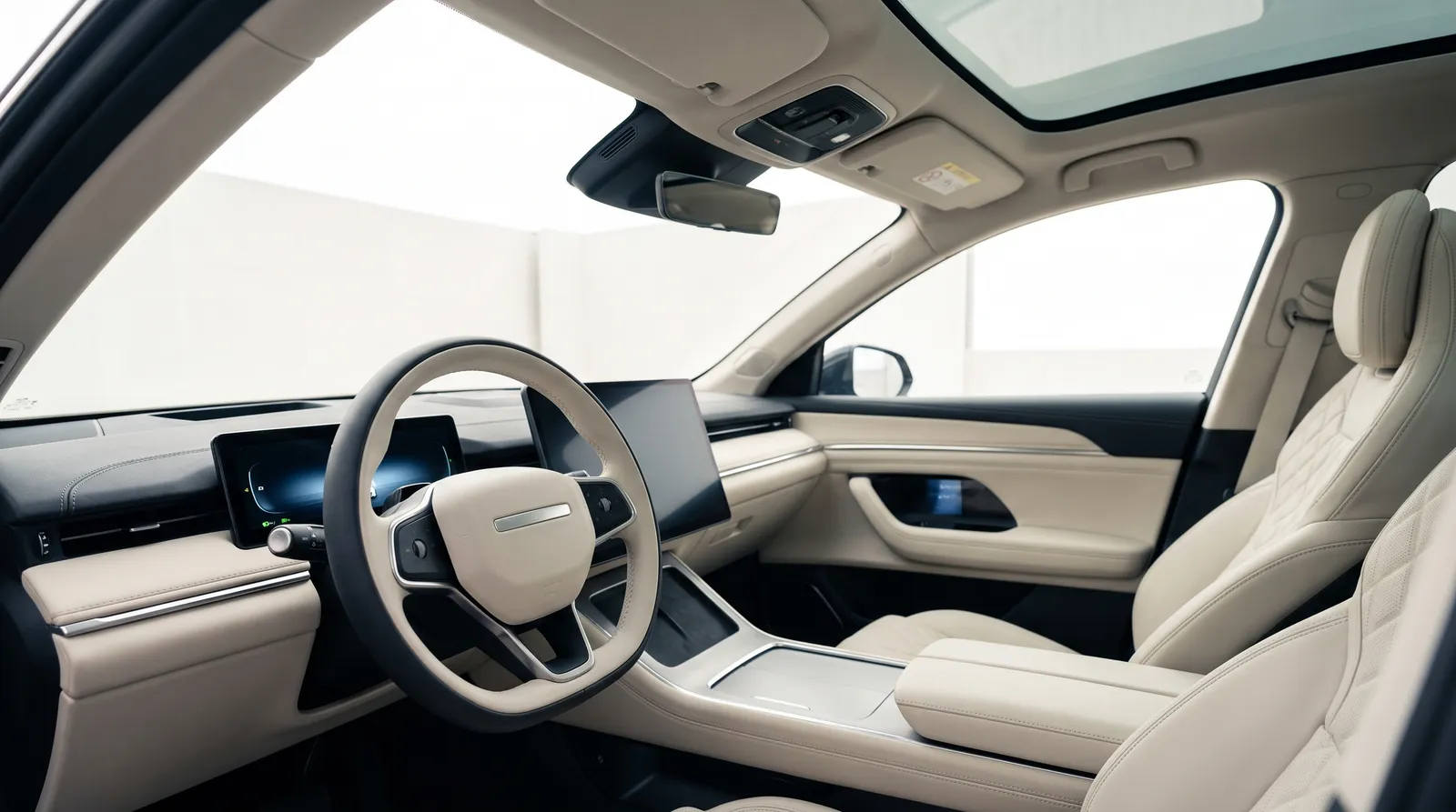 Interieur van een Zeekr
